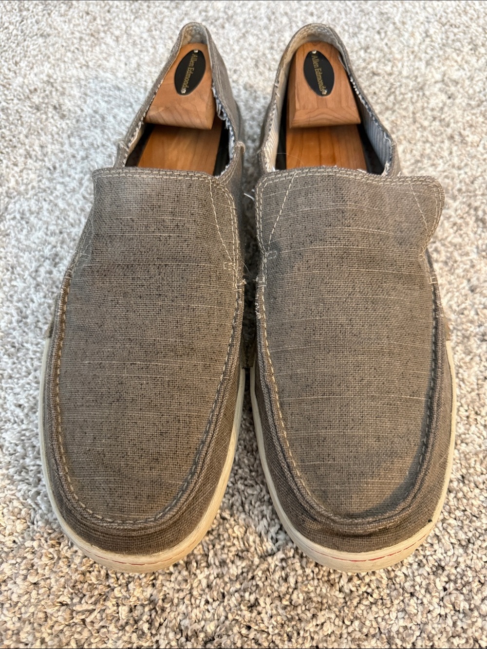 Clarks Men's Slip-On Loafers in Taupe